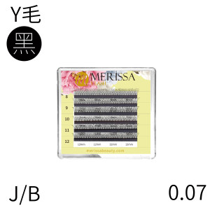 【黑色】夏綠蒂YY睫毛0.07 J/B捲