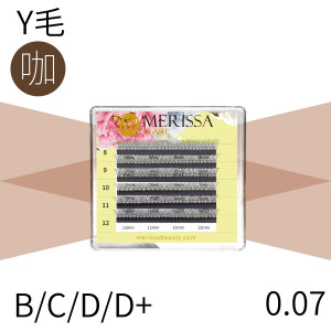 【咖啡色】夏綠蒂YY睫毛0.07