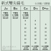 【黑色】雙尖扁毛0.15 【黑色】雙尖扁毛0.15