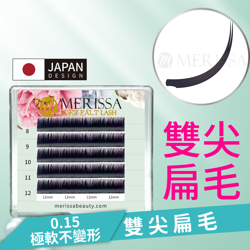 【黑色】雙尖扁毛0.15 【黑色】雙尖扁毛0.15
