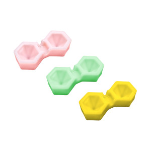 雙格開花膠水杯